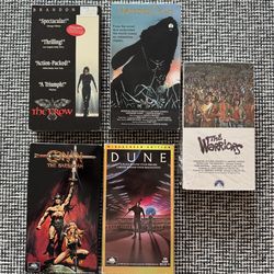 5 vhs 📼 great condition