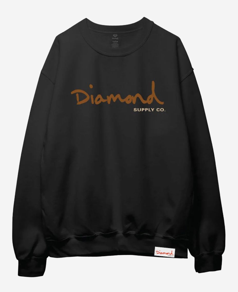 Diamond Supply Co OG Script Crewneck Sweatshirt 2023 Brand New DS