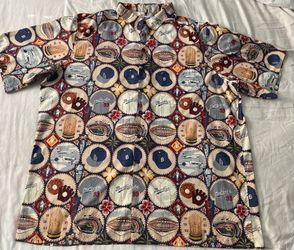 vintage  XXXL 1999 Reyn Spooner x MLB Brooklyn & Los Angeles Dodgers Hawaiian Shirt.