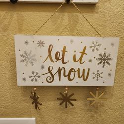 Let It Snow Sign
