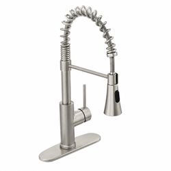 Whitefalls Spring-Neck Kitchen Faucet - Satin Nickel - Brand New in Box