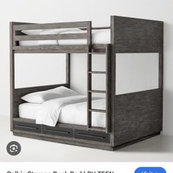 Restoration Hardware Teen Double Full Bunk Bed -No Mattresses 