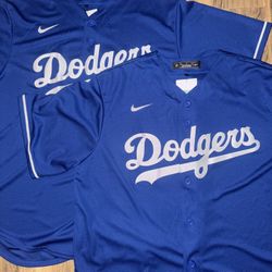 New men’s XL Nike LA dodgers blue Jersey 