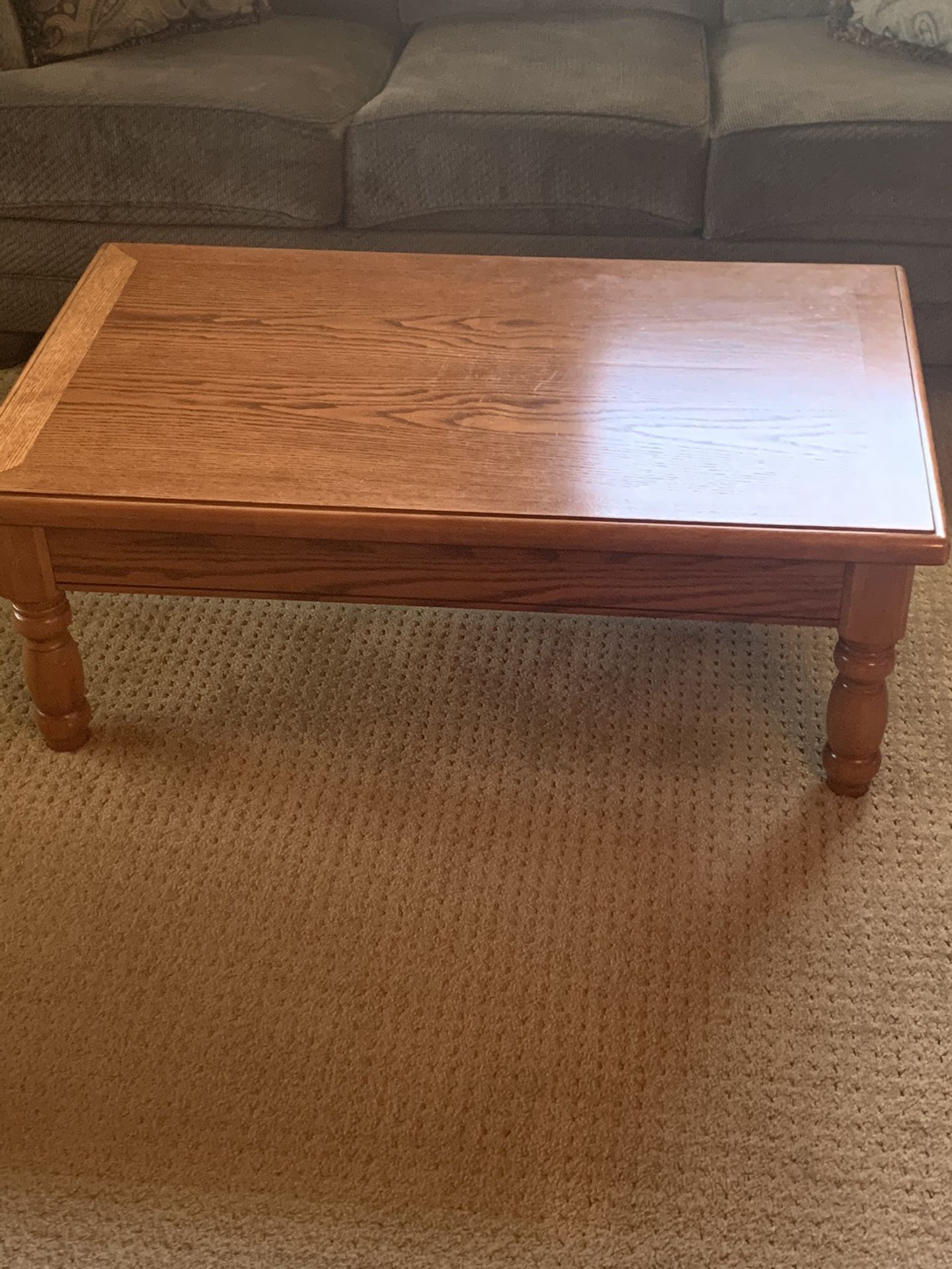 Coffee table and three end tables