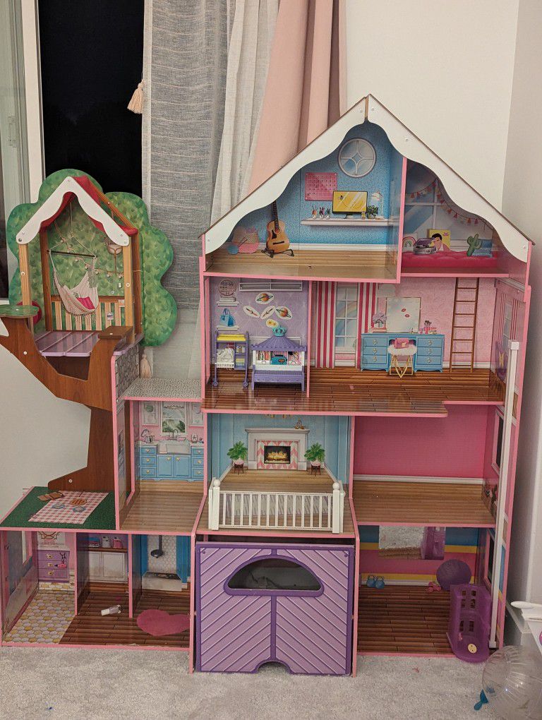 Large Barbie Doll House