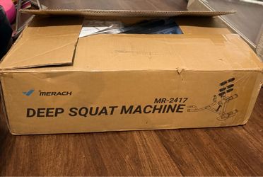 Merach deep squad machine MR-2417 equipo multifuncional para hacer centadillas en casa nuevo en su caja