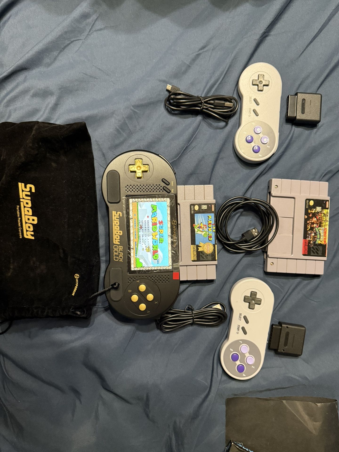 Hyperkin Supaboy With 2 Games And Wireless Remotes
