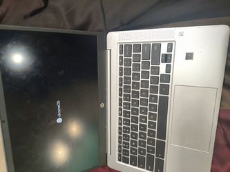 silver HP Chromebook 14, 14a series,