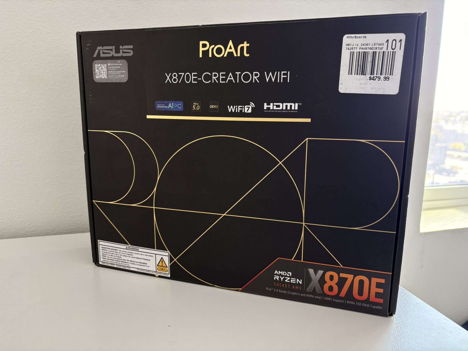 Asus ProArt X870e Creator WiFi