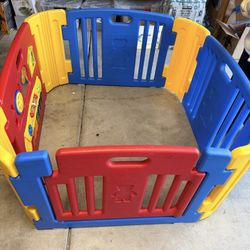 Playpen Playard Kids Fence Play 