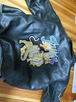 Trust Jacket Coat With Dragon On It