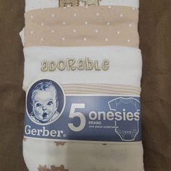 Gerber 5pk Onesies