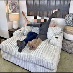 Stupendous Oversized Chaise$10 Down Payment Financing and Delivery available