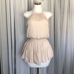 Ruffle Short Dress Size S
