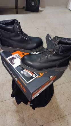 Timberlands Pro Safety Toe Working Shoes all Black (Open Box Never Used) Asking $80 Firm on Price