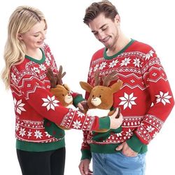 Giggling getup ugly christmas sweater