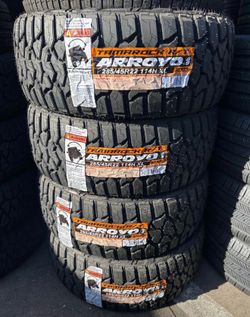285/45R22 Arroyo Rugged Terrain New tires llantas nuevas