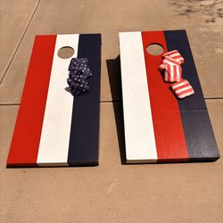 Corn home game boards.