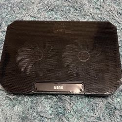 LIENS Laptop Cooler Cooling Pad with Adjustable Height with Two 5 inches Fans...