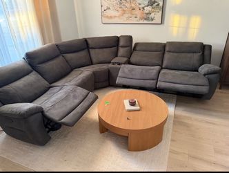 Modular power recliner sectional fabric