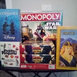 7 BRAND NEW FACTORY SEALED BOARD GAMES