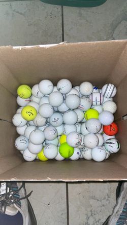115 Golf balls of different brands 👍🏽 Lmk