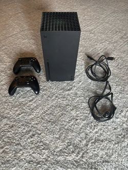 Xbox Series x 1TB Black Console with 2 Controllers, HDMI, and Power Cord