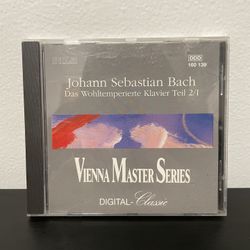 Johann Sebastian Bach CD Album Classical Vienna Master Series Germany 1989