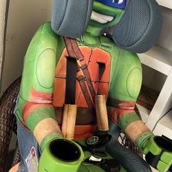 KidsEmbrace 2-in-1 Harness Booster Car Seat, Nickelodeon Teenage Mutant Ninja Turtles Leo