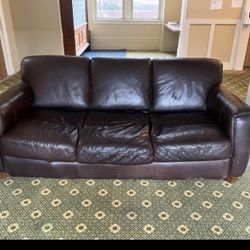 Leather Couch 