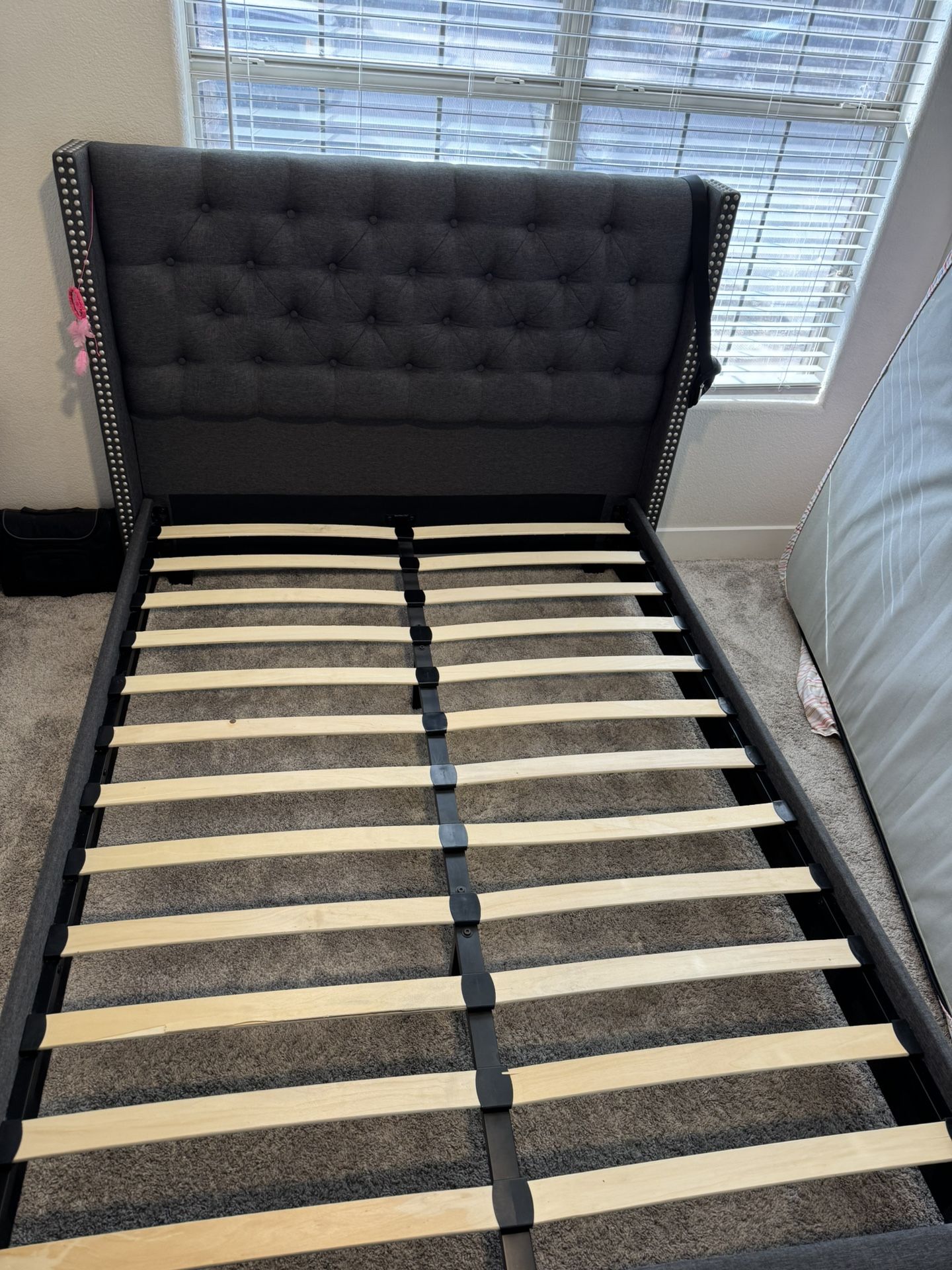 Upholstered Full Size Bed Frame