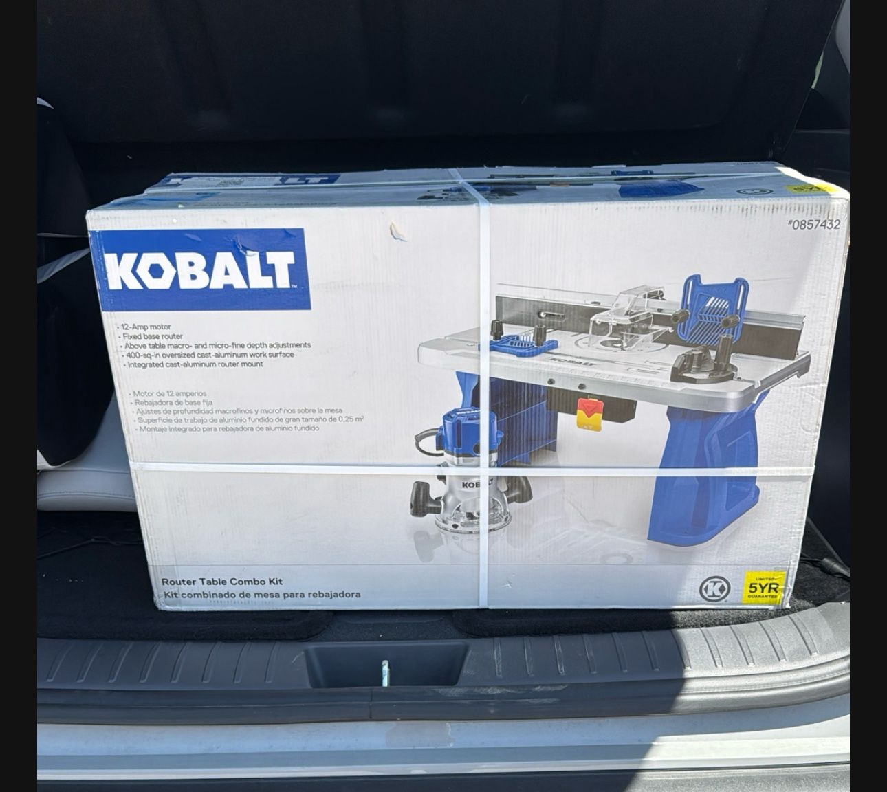 N.I.B. Kobalt Router and Router Table Combo