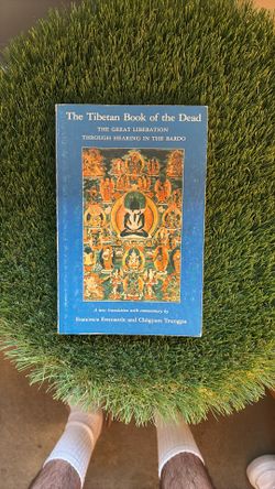 The Tibetan Book Of The Dead. 1975 Edition. Inscribed Posted 1984