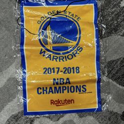 Golden State Warriors Championship Banner 2017-2018