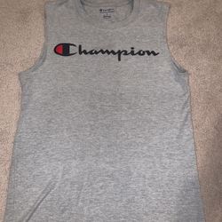 Champion muscle tee adult small EUC