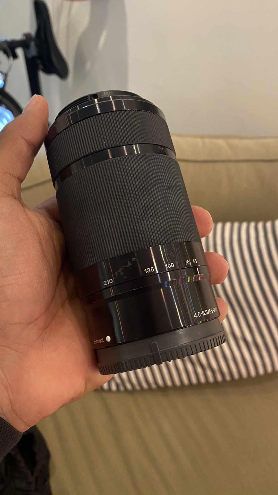 Sony 55-210mm f/4.5-6.3 telephoto lens