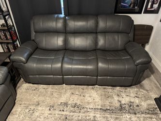 Leather Couch And Love Seat