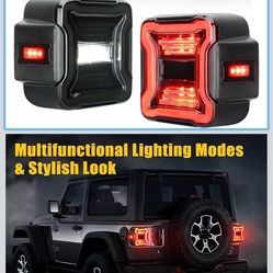 Taillights Dark smoke lens  fit Jeep wrangler JL