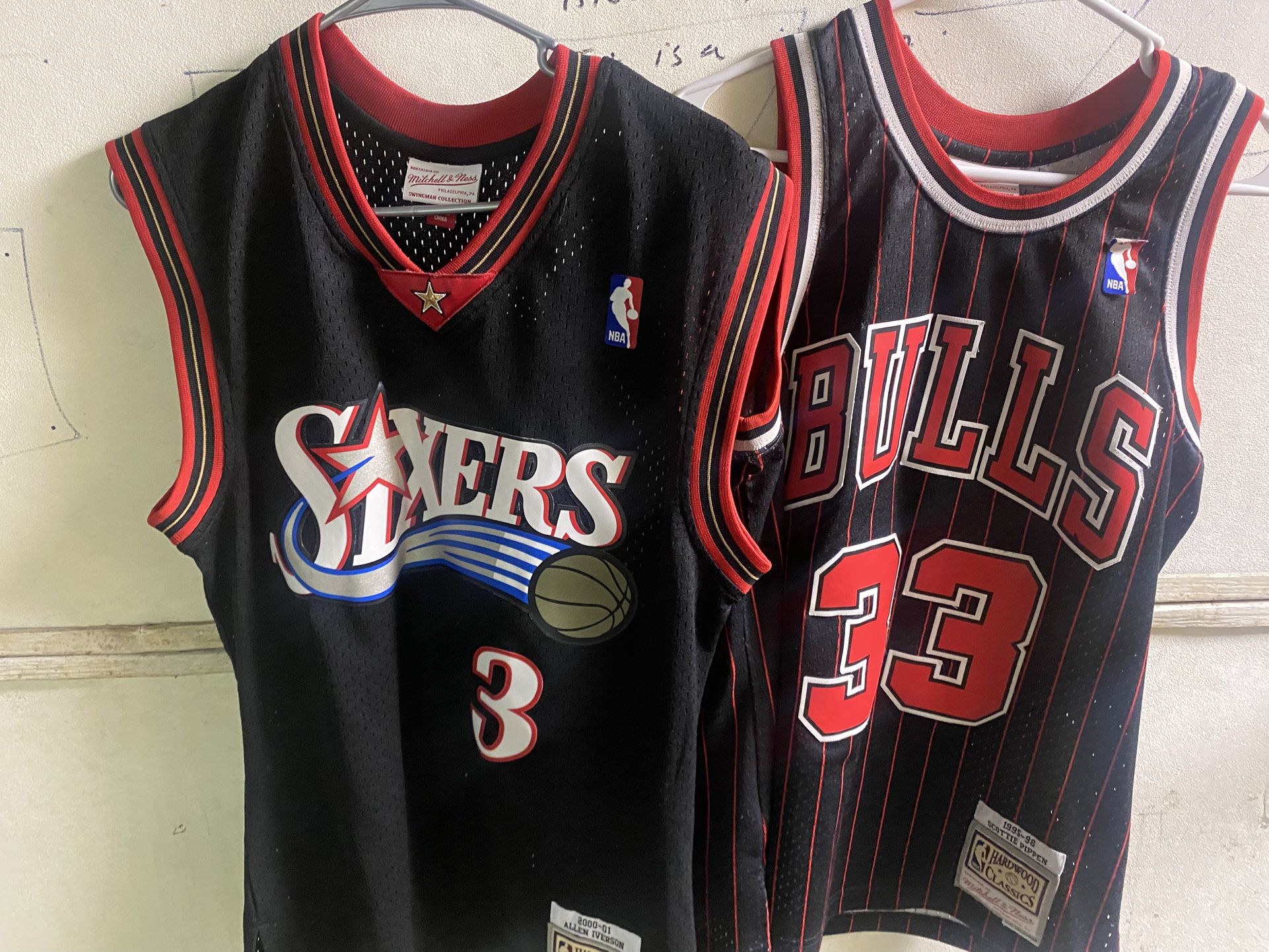 Scottie Pippen And Allen Iverson Jersey