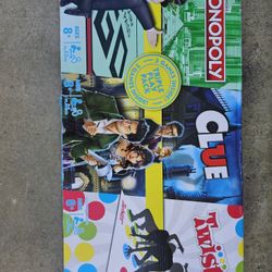 #Hasbro #Monopoly #Clue #Twister #Games