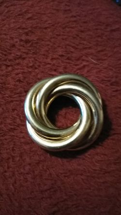 Napier Gold Tone Twist Pin