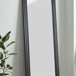 27x70 Inch Black Framed Floor Length Mirror 