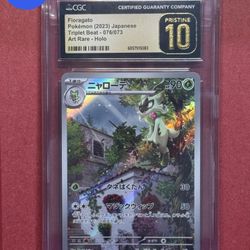 CGC graded Pokemon slabs
