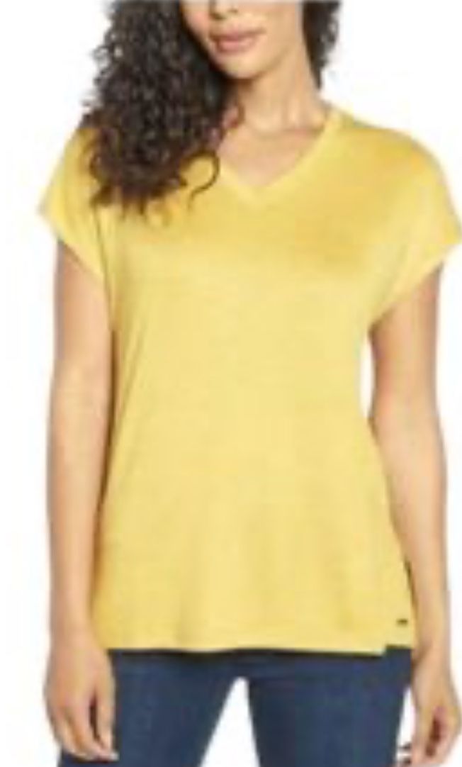 Orvis Womens' Short Sleeve V-Neck Tunic Top
