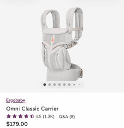 Ergobaby Omni Classic Baby Carrier – Excellent Condition