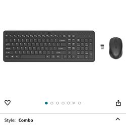 HP 300 Wireless Keyboard & Mouse Combo - Brand New