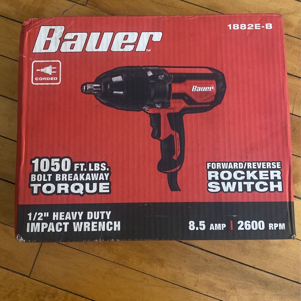 Bauer Impact Wrench 8.5 Amp 1 2 in with Rocker Switch for Sale in