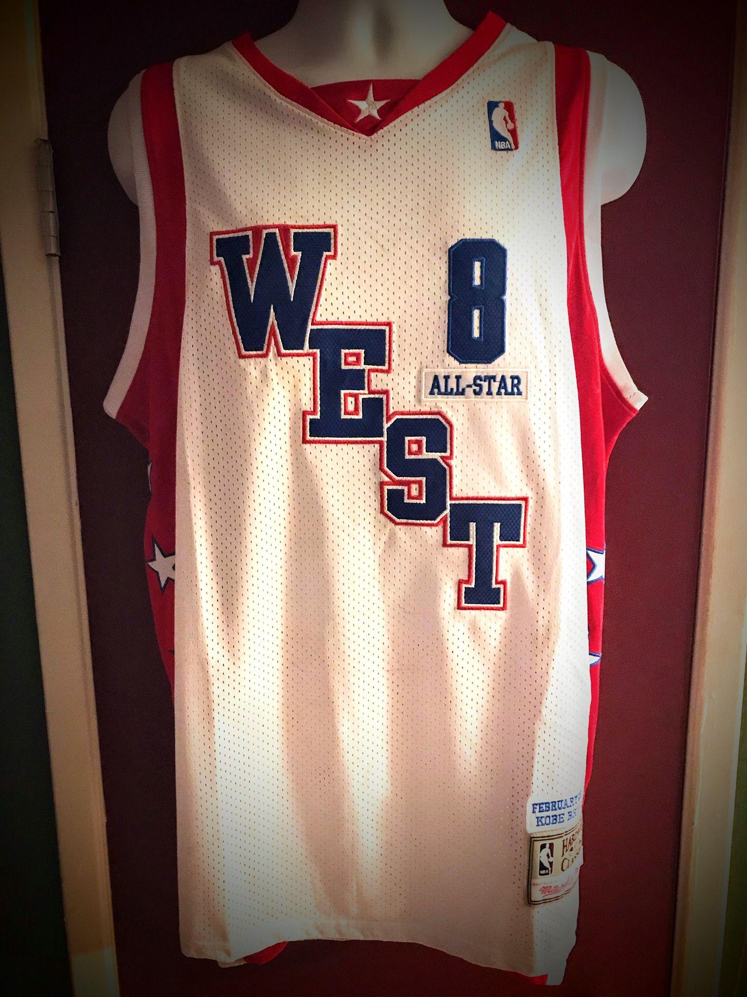 Los Angeles Lakers #8 Kobe Bryant 2004 All Star Game West Jersey S.M.L.XL.2X