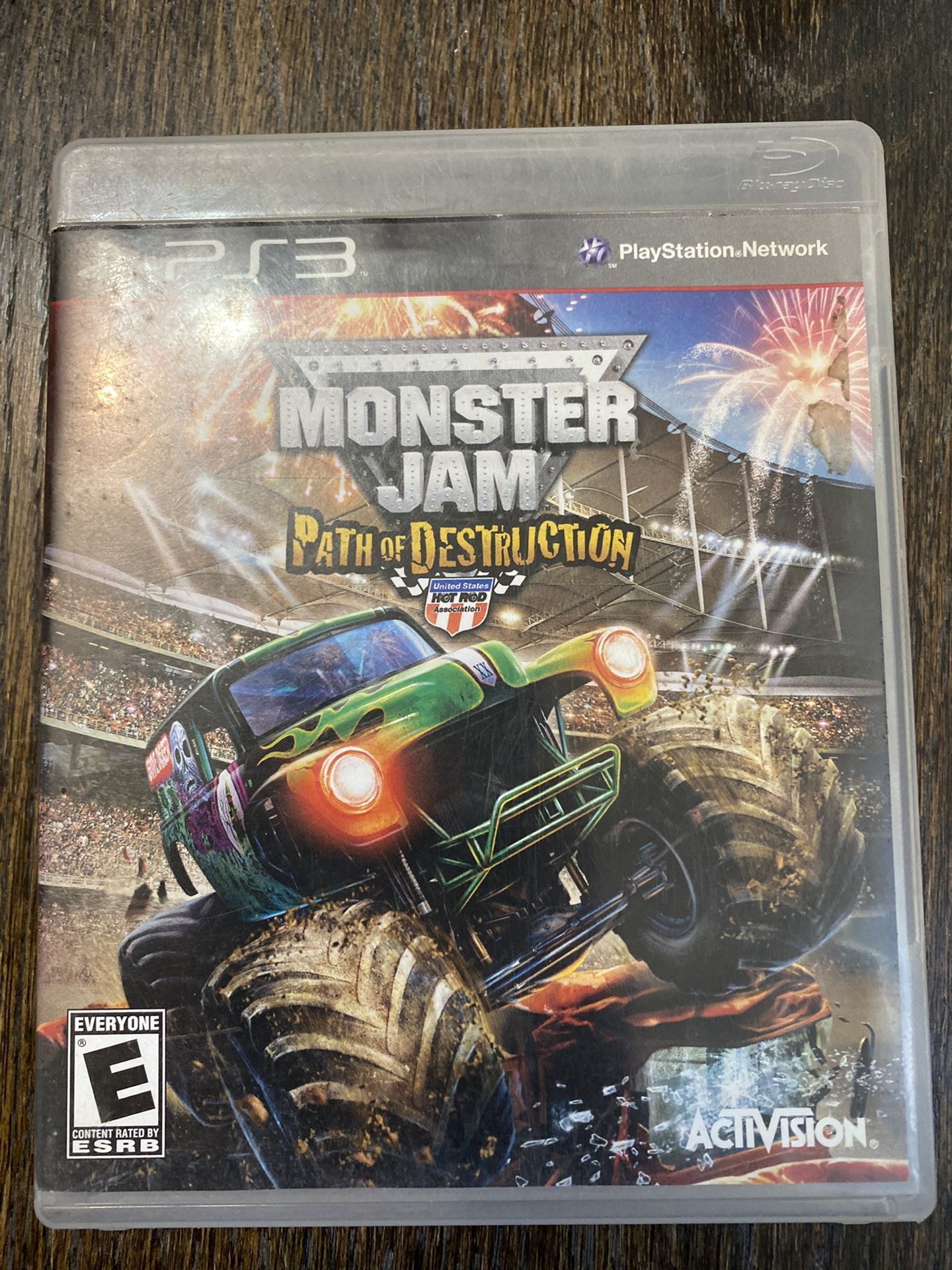Monster Jam: Path of Destruction Sony PlayStation 3 2010 Video Game And Case Ps3