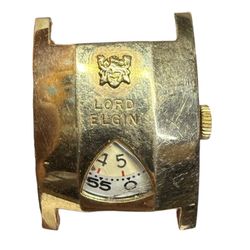 Lord Elgin Jump Hour “Elvis” 14K Gold Filled Men’s Watch (Read)